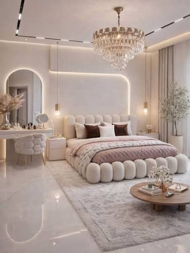 Refined contemporary bedroom